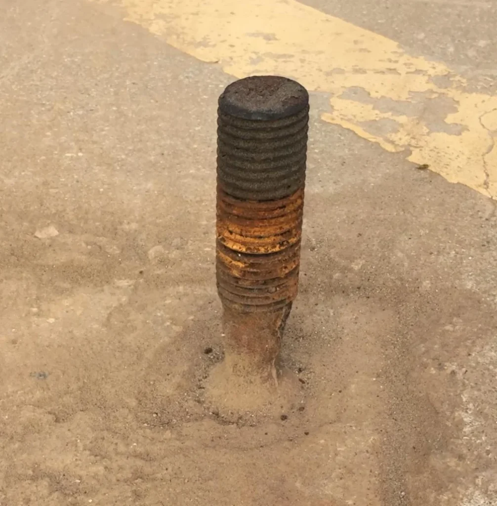 Rusted Anchor Bolt