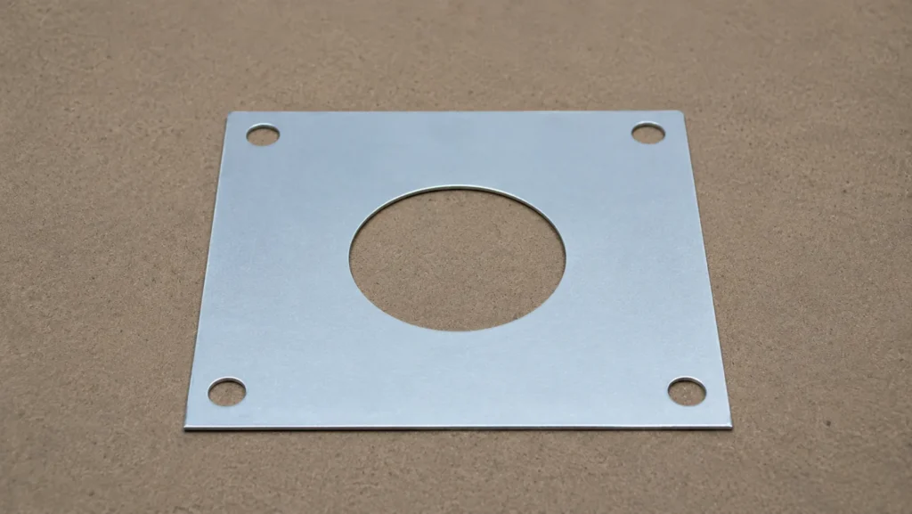 Metal anchor bolt template used for light pole footing installation